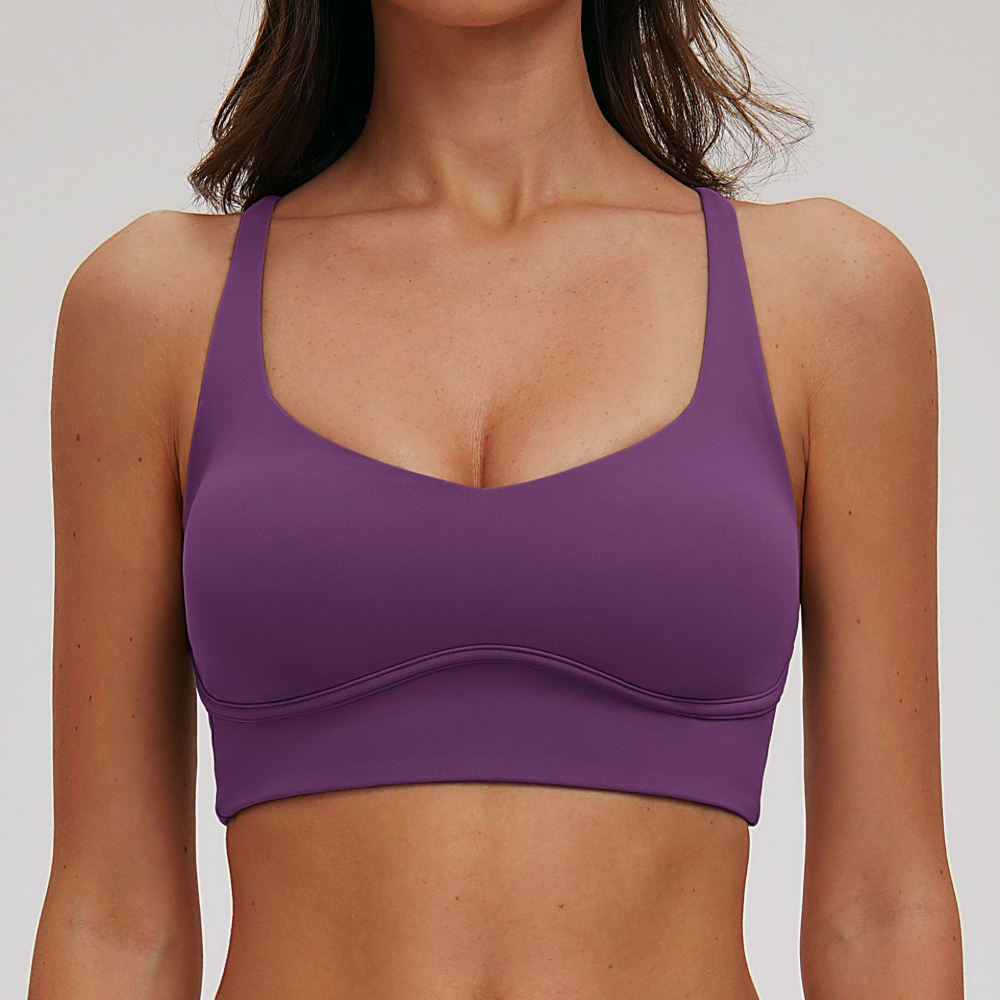 Sexy V-neck Sports Bra Yoga Un - Quick Dry Underwear のレビューと価格