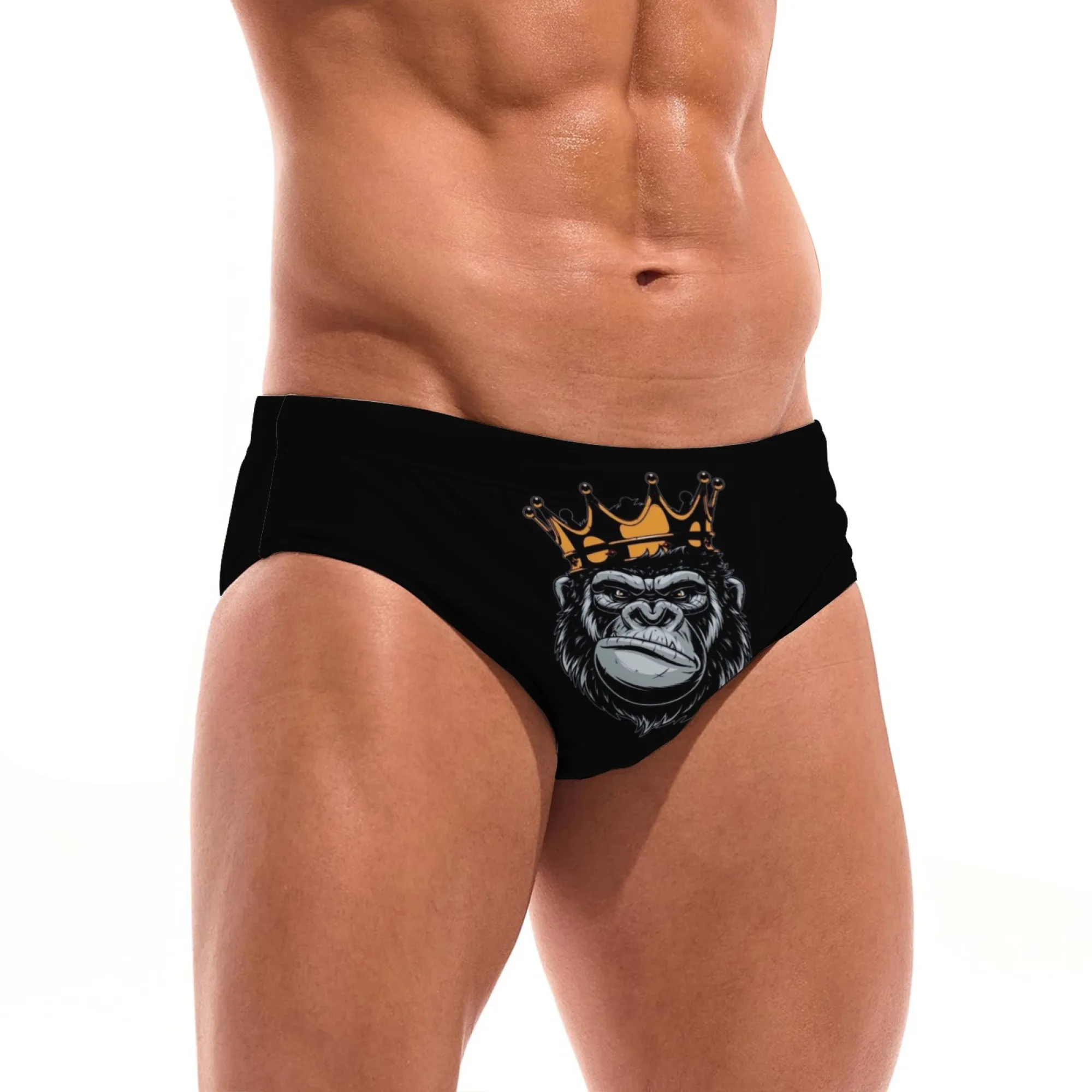Retro gorilla trendy print men - Trunk Breathable Men のレビューと価格