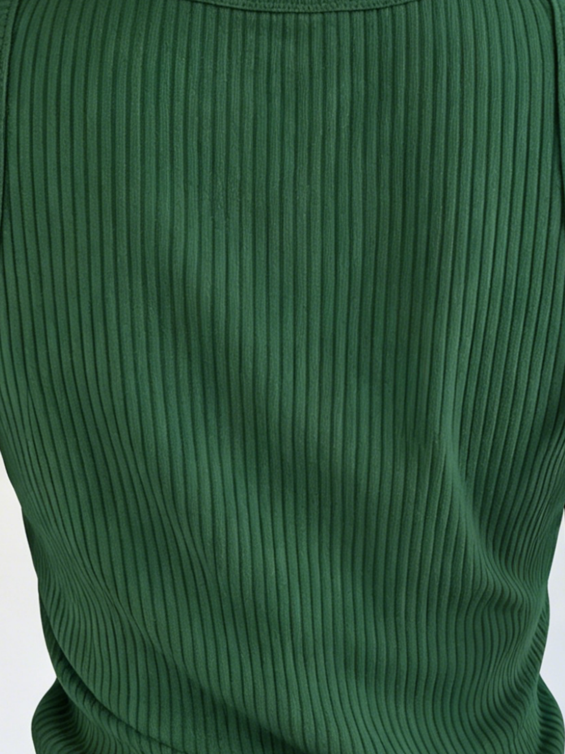 Plus Size Women Green Ribbed K - Tank Top Ribbed のレビューと価格