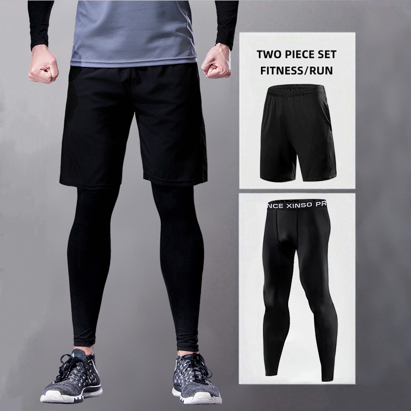 Men's Sports Running Trousers  - Compression Long Pant のレビューと価格