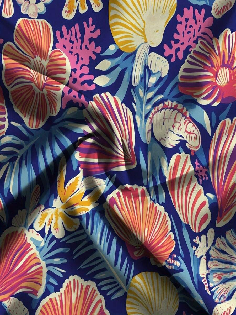 Mens Blue Tropical Ocean Flowe - Trunk Breathable Men のレビューと価格