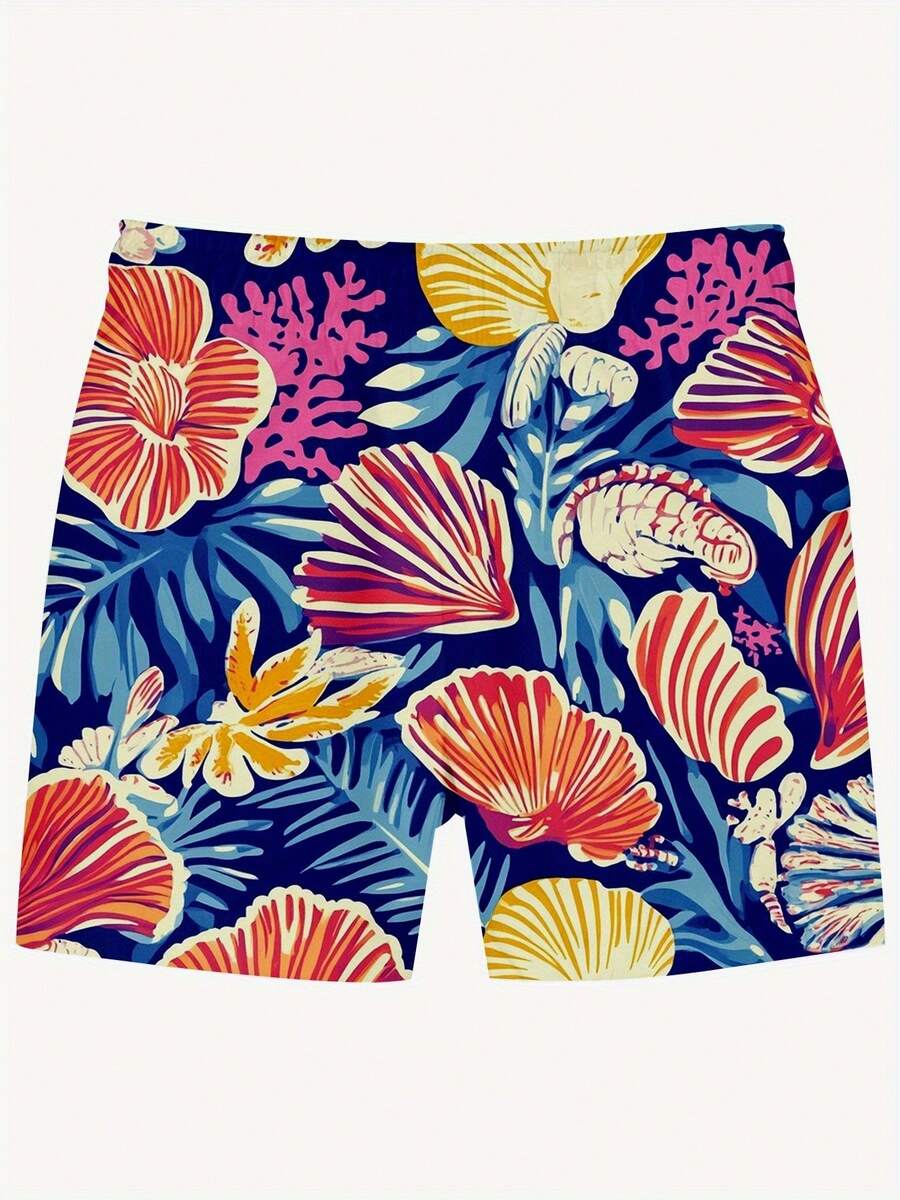 Mens Blue Tropical Ocean Flowe - Trunk Breathable Men のレビューと価格