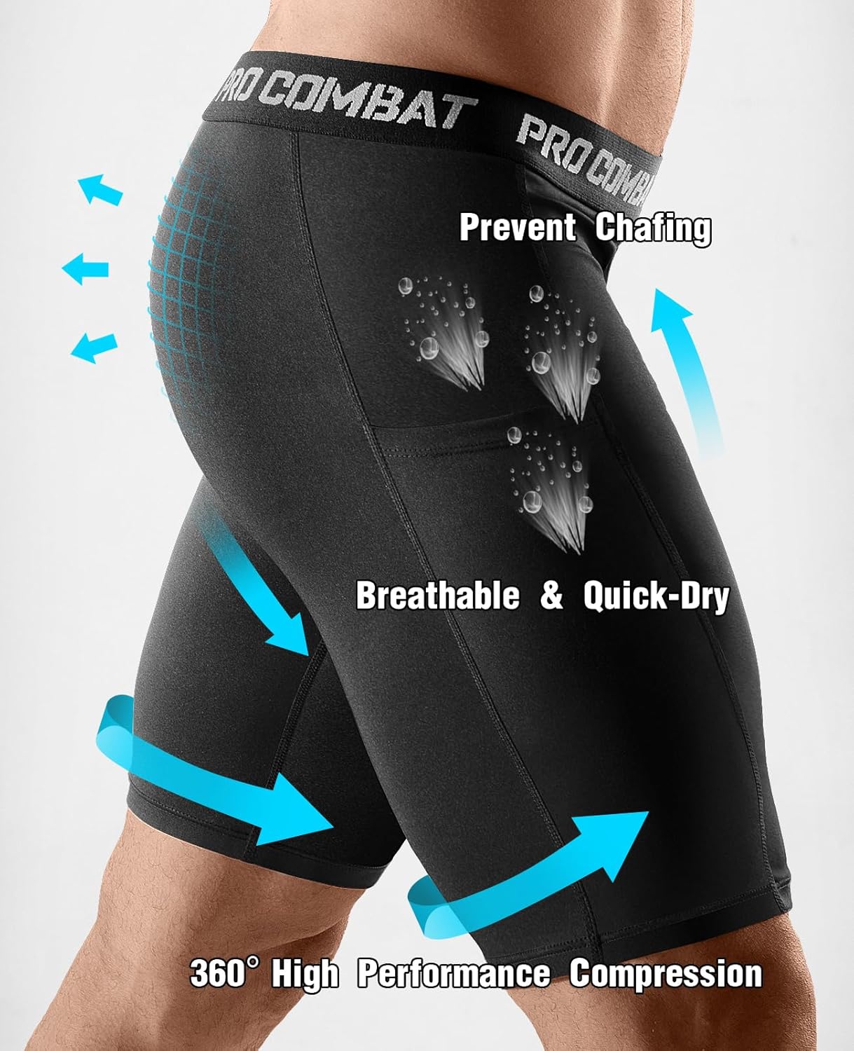 2/4 Pack Men's Compression Sho - Compression Shorts Athletes のレビューと価格