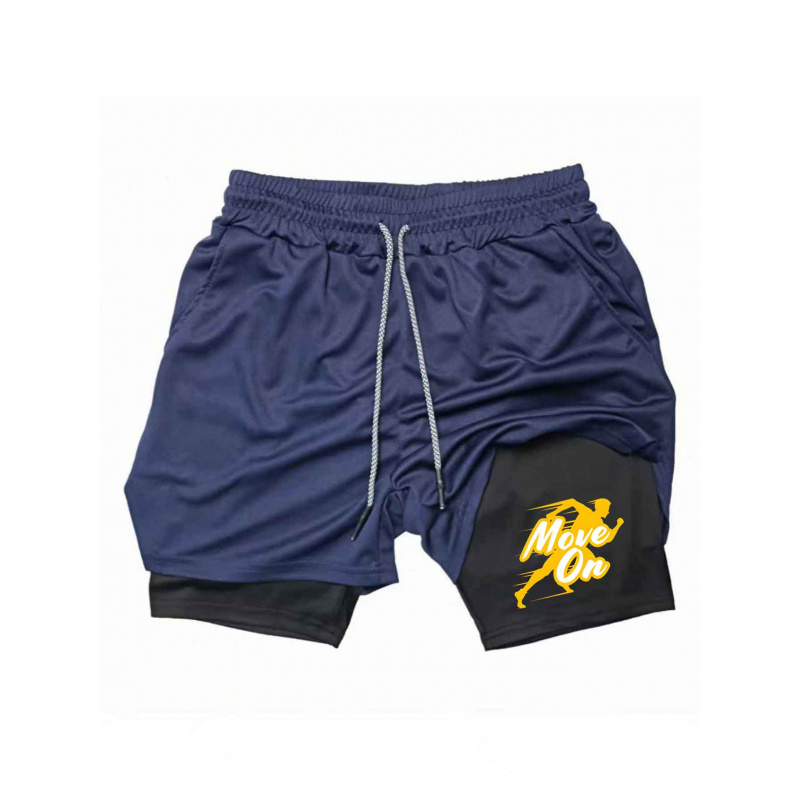 Summer Breathable Two-in-one D - Compression Shorts Athletes のレビューと価格