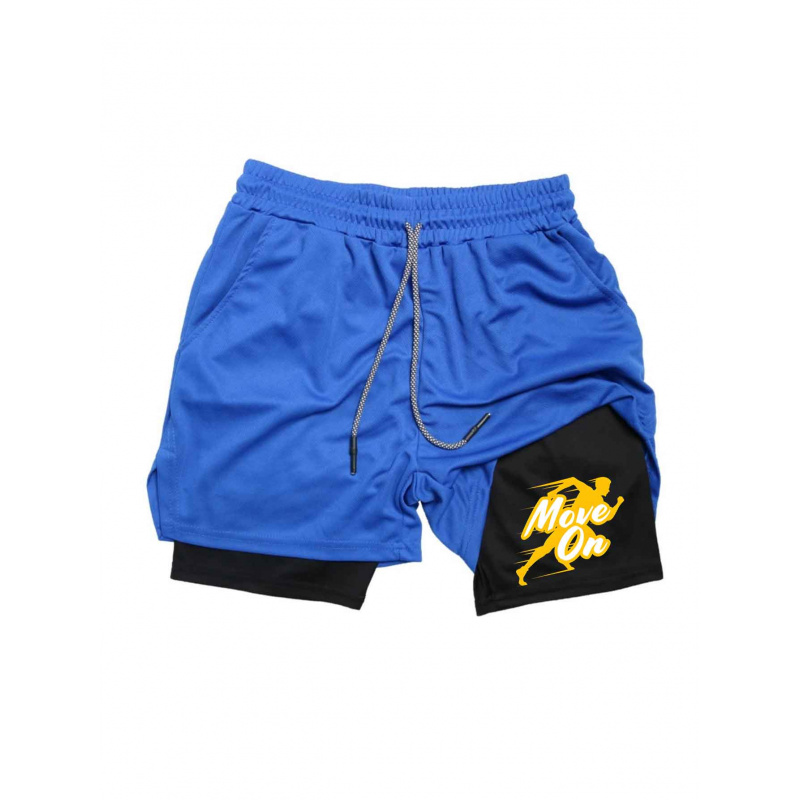 Summer Breathable Two-in-one D - Compression Shorts Athletes のレビューと価格