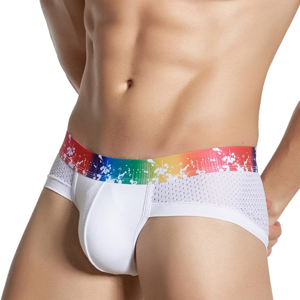 Men Briefs Soft Breathable Mes - Mesh Sport Boxer のレビューと価格