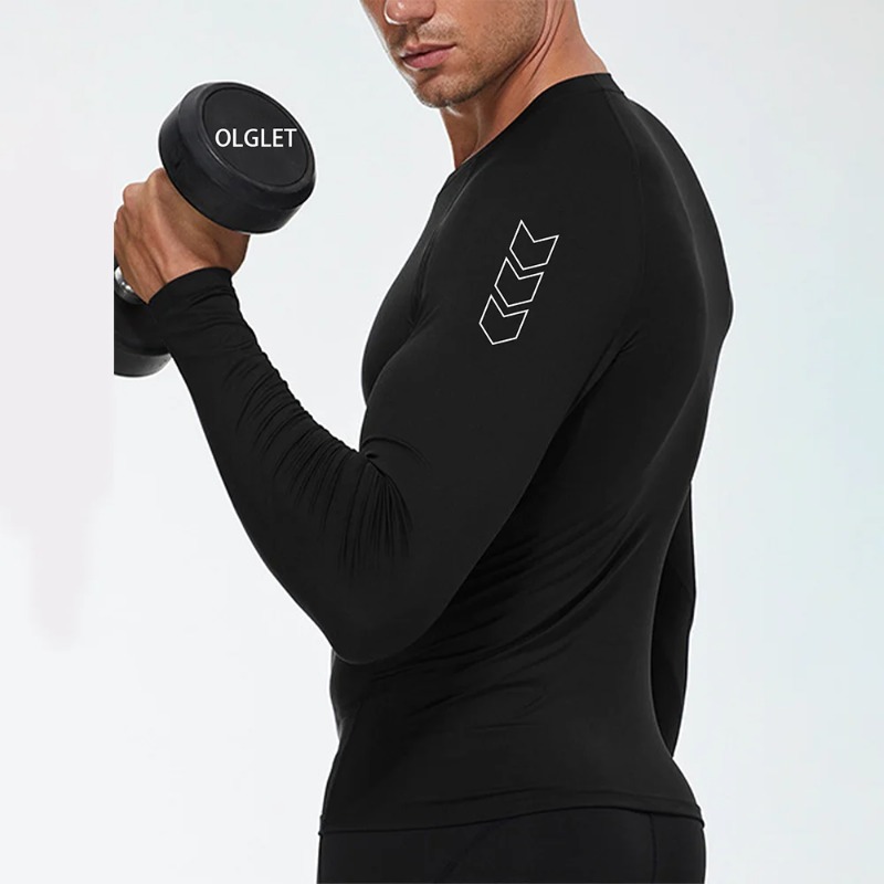 Men Compression Long Sleeve Sh - Base Layer Top のレビューと価格
