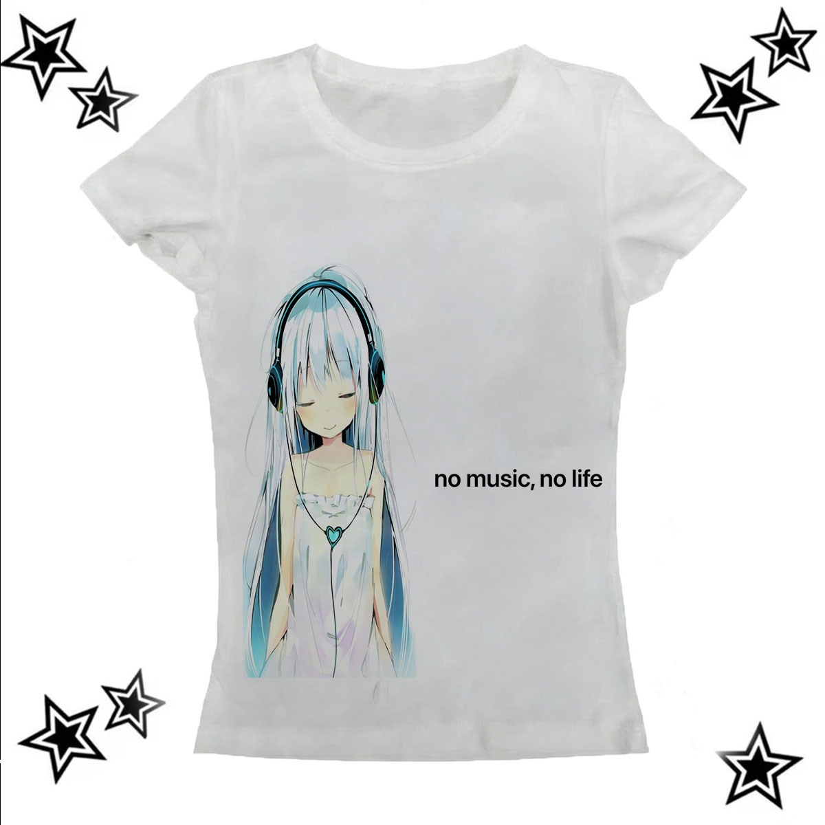 90s Aesthetic Gothic Punk Stre - T Shirt Tight Fit のレビューと価格