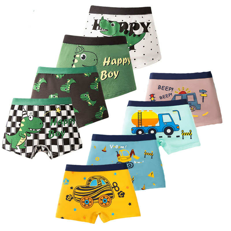4-Pack Boy Boxer Brief High Qu - Boxer Brief Pack Cotton のレビューと価格